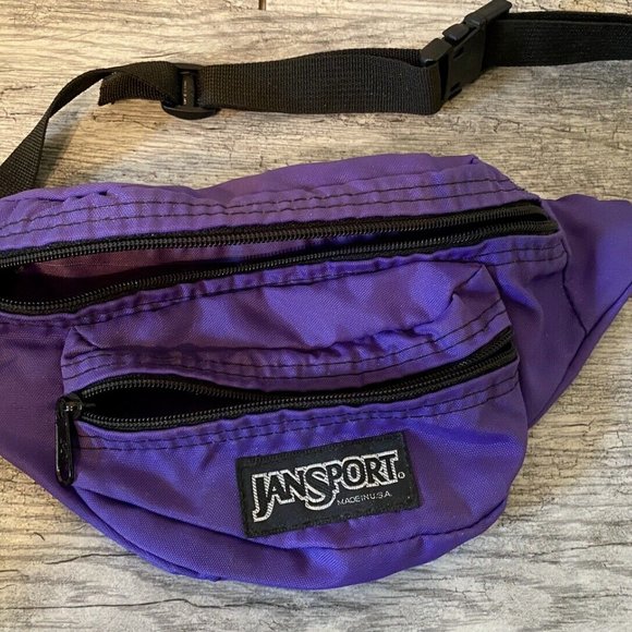 Jansport Bags Vintage 99s Jansport Purple Fanny Pack Hit Bag Usa